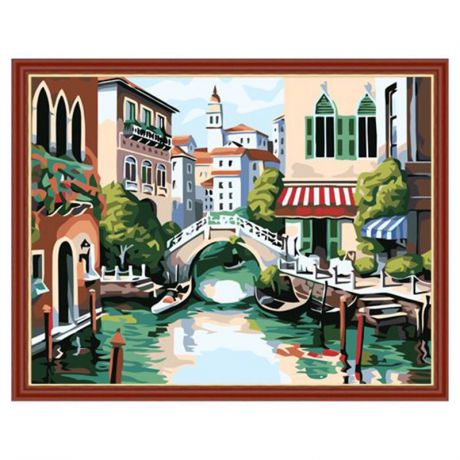 Раскраска по номерам Венеция, 40x50 см