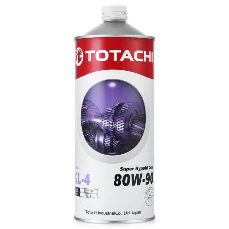 Трансмиссионное масло TOTACHI Super Hypoid Gear 80W-90 GL-4, 1л, полусинтетическое
