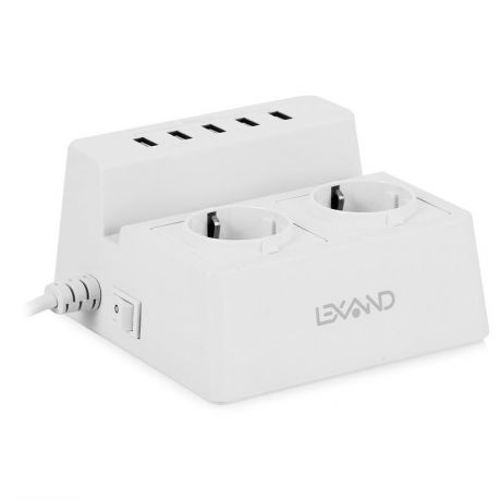 Сетевое зарядное устройство Lexand LP-520, белый