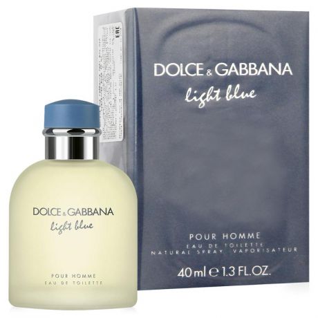 Туалетная вода Dolce Gabbana Light Blue Pour Homme, 40 мл