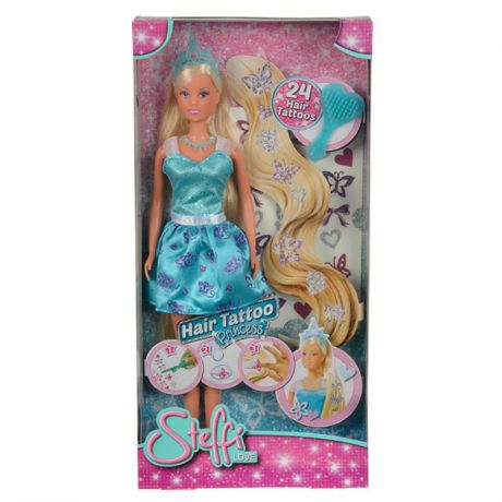 Кукла Simba Штеффи с наклейками для волос