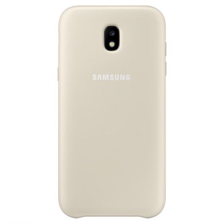 чехол-крышка Samsung для Samsung Galaxy J3 2017, Dual Layer Cover, золотистый