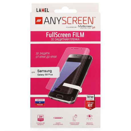 Защитная пленка AnyScreen для Samsung Galaxy S9 Plus, прозрачная