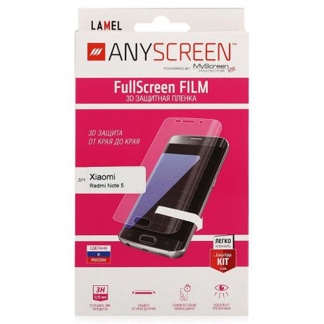 Защитная пленка AnyScreen для Xiaomi Redmi Note 5, прозрачная