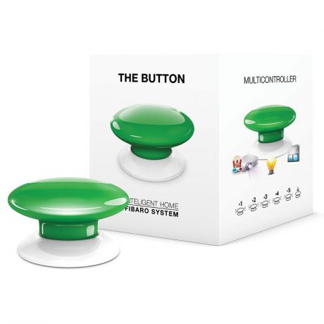 пульт управления Fibaro The Button, зеленый