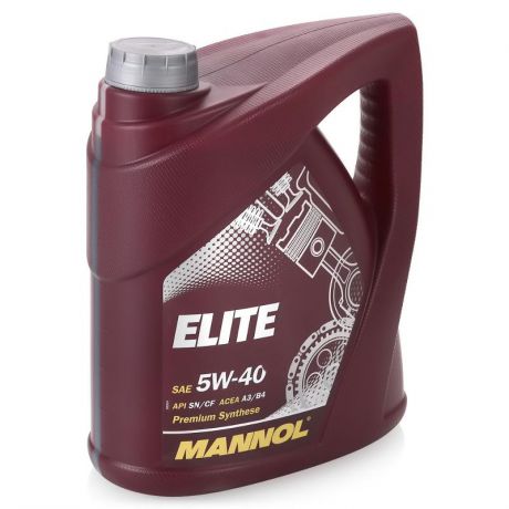 Моторное масло Mannol Elite 5W/40, 4 л, синтетическое