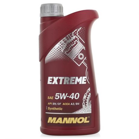 Моторное масло Mannol Extreme 5W40, 1л, синтетическое