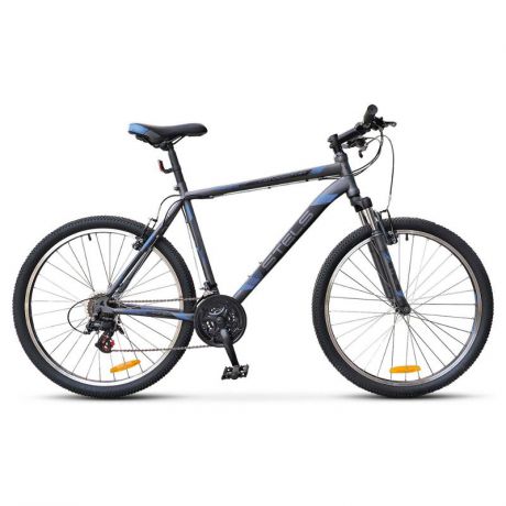 Велосипед Stels Navigator-500 V 26" V020 (2018), рама 16, антрацитовый/синий