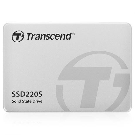жесткий диск SSD 480ГБ, 2.5", SATA III, Transcend SSD220S, TS480GSSD220S