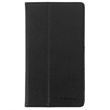 Чехол-книжка It Baggage для Lenovo Tab 7" TB-7504X, магнитный держатель, экокожа, черный