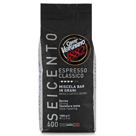 кофе зерновой Vergnano Classico 600