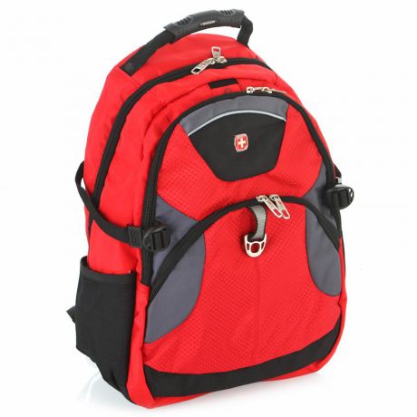 Рюкзак WENGER 3259112410, красный/серый/черный, 26л