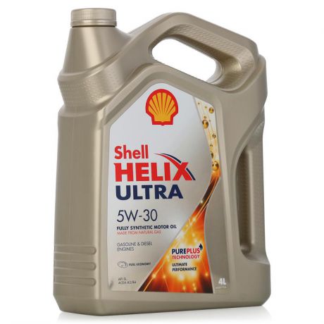 Моторное масло Shell Helix Ultra 5W-30, 4 л, синтетическое