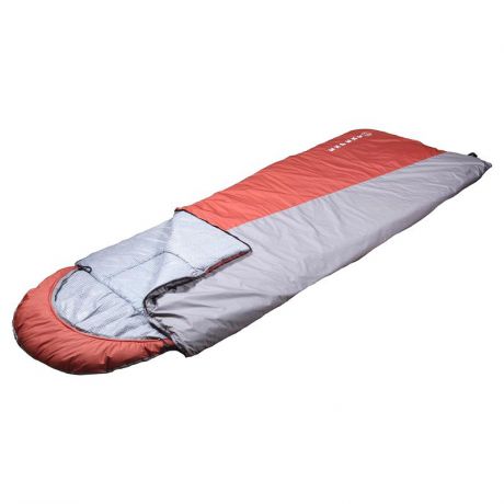 Спальный мешок Аляска EXPERT, 250х90см, 0 С, цвет серый/терракотовый