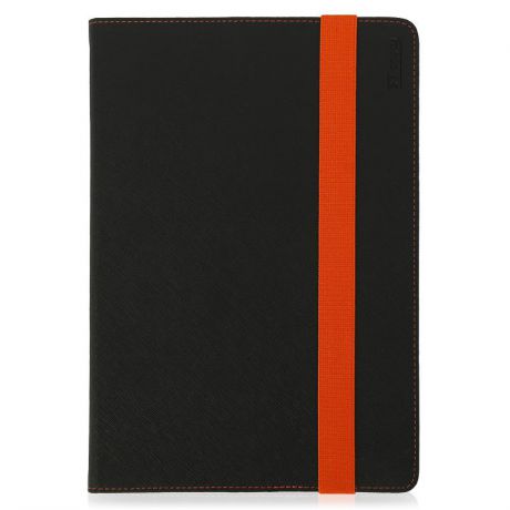 Чехол-книжка ST Case, универсальный для планшетов 10", с ложементом, крепление алюминивые клипсы, экокожа, черный