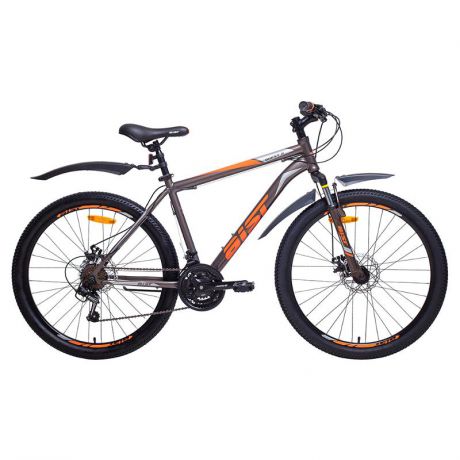 Велосипед Аист Quest Disk 26", рама 18, графит-оранжевый