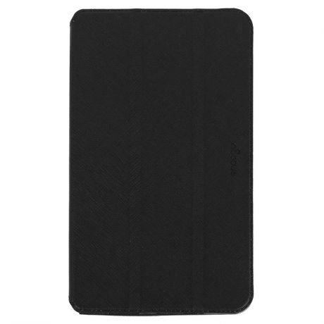 Чехол-книжка Snoogy, для планшета Samsung Galaxy Tab A 7.0 SMT-285, крепление ванночка, экокожа, черный