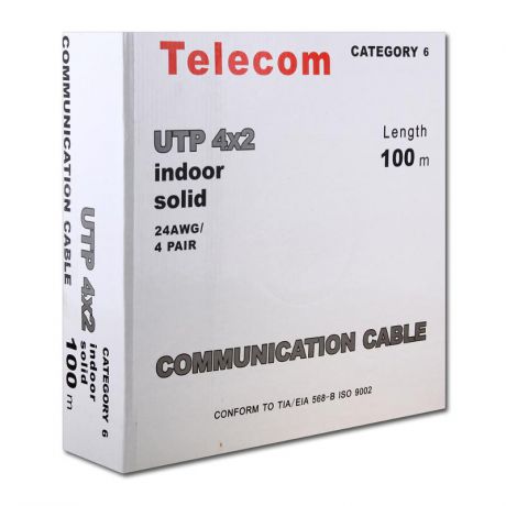 кабель витая пара Telecom UTP cat 6
