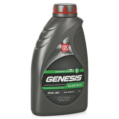 Моторное масло Лукойл GENESIS GLIDETECH 5W-30, 1л, синтетическое