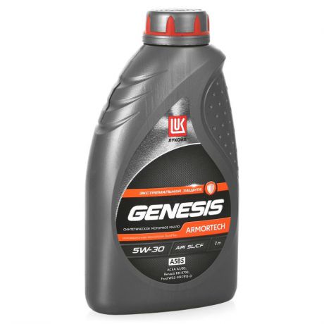 Моторное масло Лукойл GENESIS ARMORTECH 5W-30 A5/B5, 1л, синтетическое