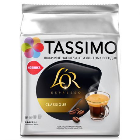 капсулы Tassimo Lor Espresso Classique,