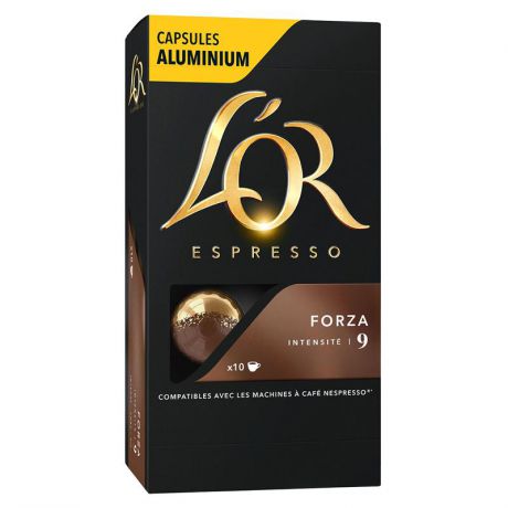 капсулы L`OR Espresso Forza, 10 капсул