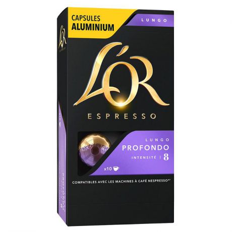 капсулы L`OR Espresso Lungo Profondo, 10 капсул