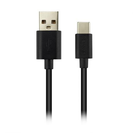 Кабель Canyon CNE-USBC2B, USB - USB Type-C, 1.8 м, 1А, USB 2.0, черный