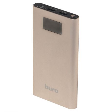 Внешний аккумулятор Buro RA-10000-QC3.0-IO, 10000 мАч, золотистый