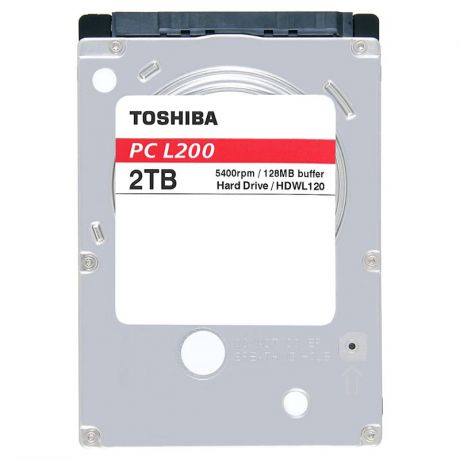 жесткий диск HDD 2ТБ, Toshiba L200, HDWL120UZSVA