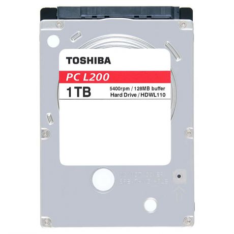 жесткий диск HDD 1ТБ, Toshiba L200, HDWL110UZSVA