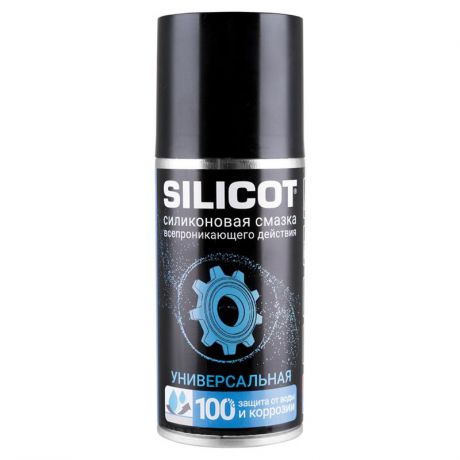 Диэлектрическая смазка-спрей ВМПАВТО Silicot Spray универсальная, 150мл флакон аэрозоль