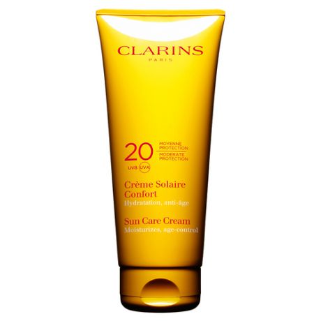 Clarins Солнцезащитный крем для лица и тела против старения кожи UVA/UVB20 Солнцезащитный крем для лица и тела против старения кожи UVA/UVB20