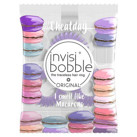 Invisibobble Cheat Day Macaron Mayhem Ароматизированная резинка-браслет Cheat Day Macaron Mayhem Ароматизированная резинка-браслет