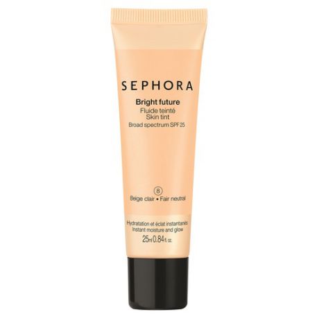 SEPHORA COLLECTION Bright Future Тональная основа-флюид Увлажнение и сияние SPF25 №20 Cream