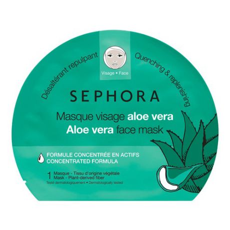 SEPHORA COLLECTION Маска для лица с алоэ вера. Новая коллекция Маска для лица с алоэ вера. Новая коллекция