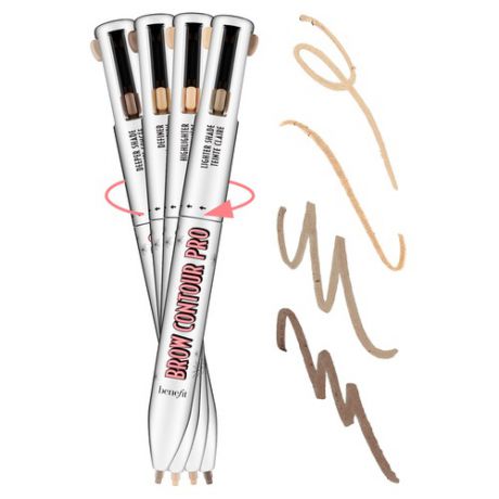 Benefit Brow Contour Pro Карандаш для бровей 4 в 1 1 - Светло-коричневый