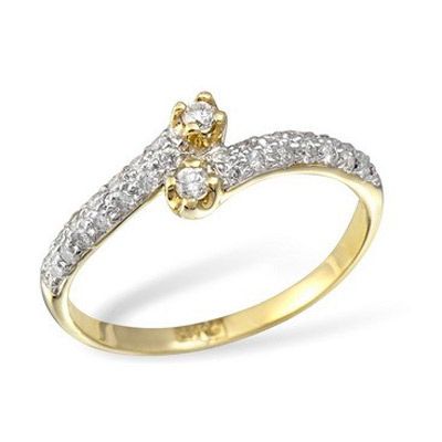 Золотое кольцо Ювелирное изделие KR02976YG
