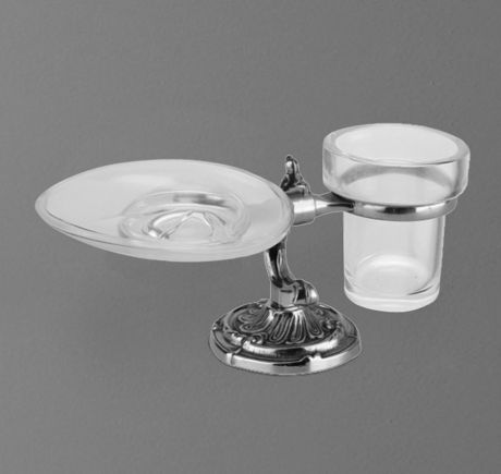 Дозатор для мыла подвесной керамика ART&MAX Barocco Crystal AM-1788-Cr-C