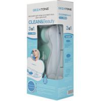 Gezatone Clean Beauty AMG108 - Массажер для ухода за лицом с 3 насадками