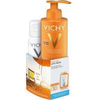 Vichy Capital Ideal Soleil - Молочко Анти-песок SPF30+Термальная вода, 200*50 мл