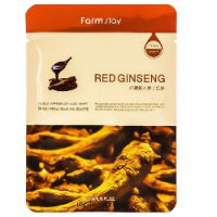 FarmStay Visible Difference Mask Sheet Red Ginseng - Тканевая маска с экстрактом корня красного женьшеня, 23 мл