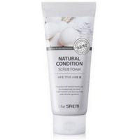 The Saem Natural Condition Scrub Foam Deep Pore Cleansing - Пенка-скраб для лица, 150 мл