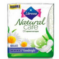 Libresse Natural Care Maxi Super Goodnight - Прокладки гигиенические, 7 шт