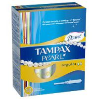 Tampax Discreet Pearl Regular Duo - Тампоны с аппликатором, 18 шт
