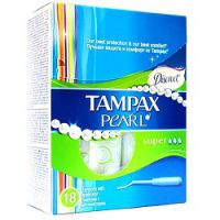 Tampax Discreet Pearl Super - Тампоны с аппликатором, 18 шт