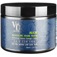 Richenna Von-U Aloe Moisture Hair Mask - Маска для волос увлажняющая с алое вера, 480 мл