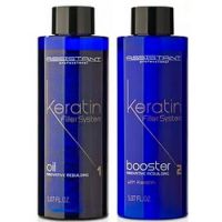 Assistant Professional Oil And Booster - Кератиновые филлеры для глубокого восстановления волос без пигмента, 2*150 мл