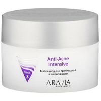 Aravia Professional Anti-Acne Intensive - Маска-уход для проблемной и жирной кожи, 150 мл
