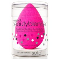 Beauty Blender the Original beautyblender single + mini- solid cleanser kit - Спонж розовый + Мини-Мыло для очистки Solid